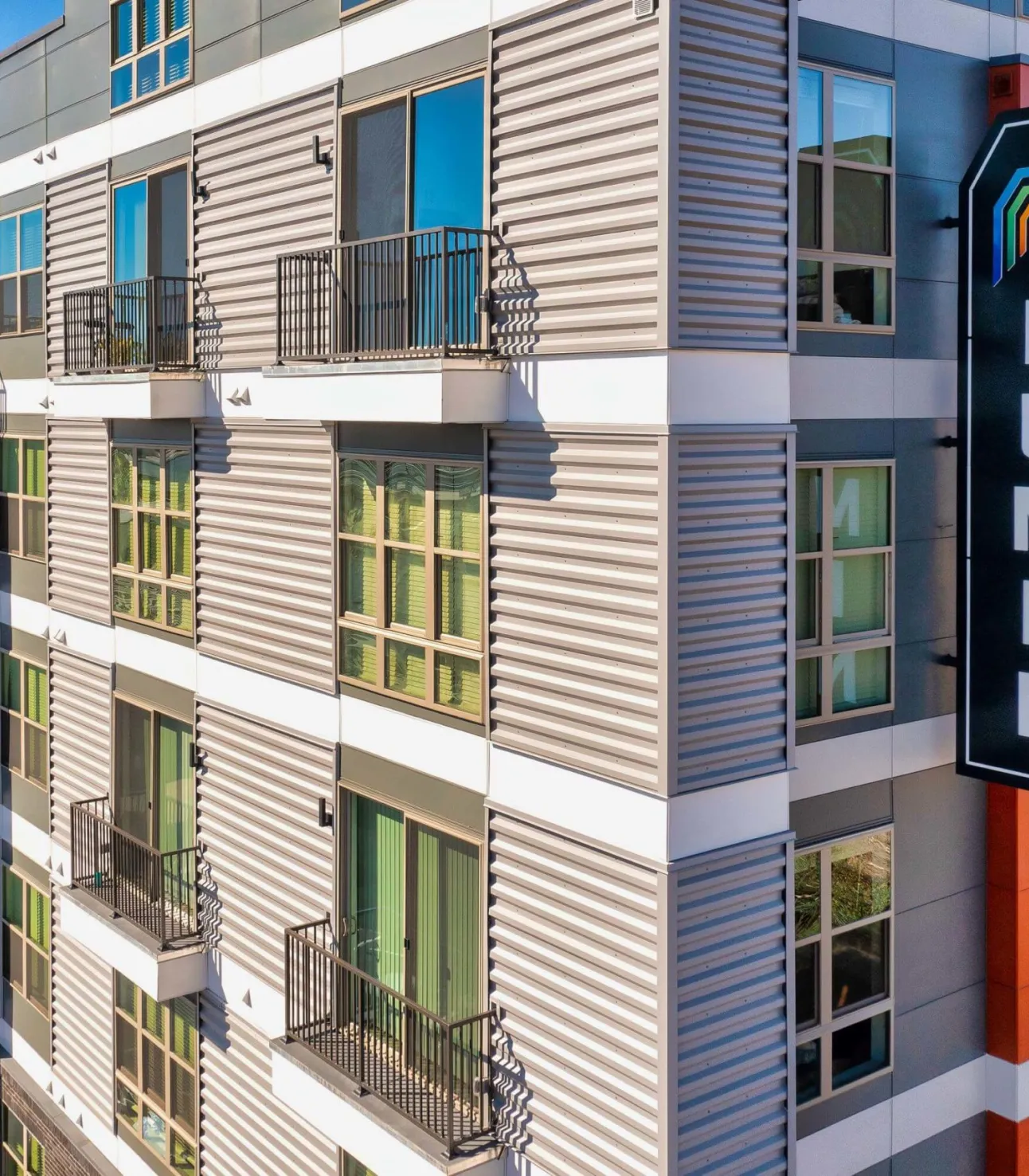 exterior of an asset living property with balconies