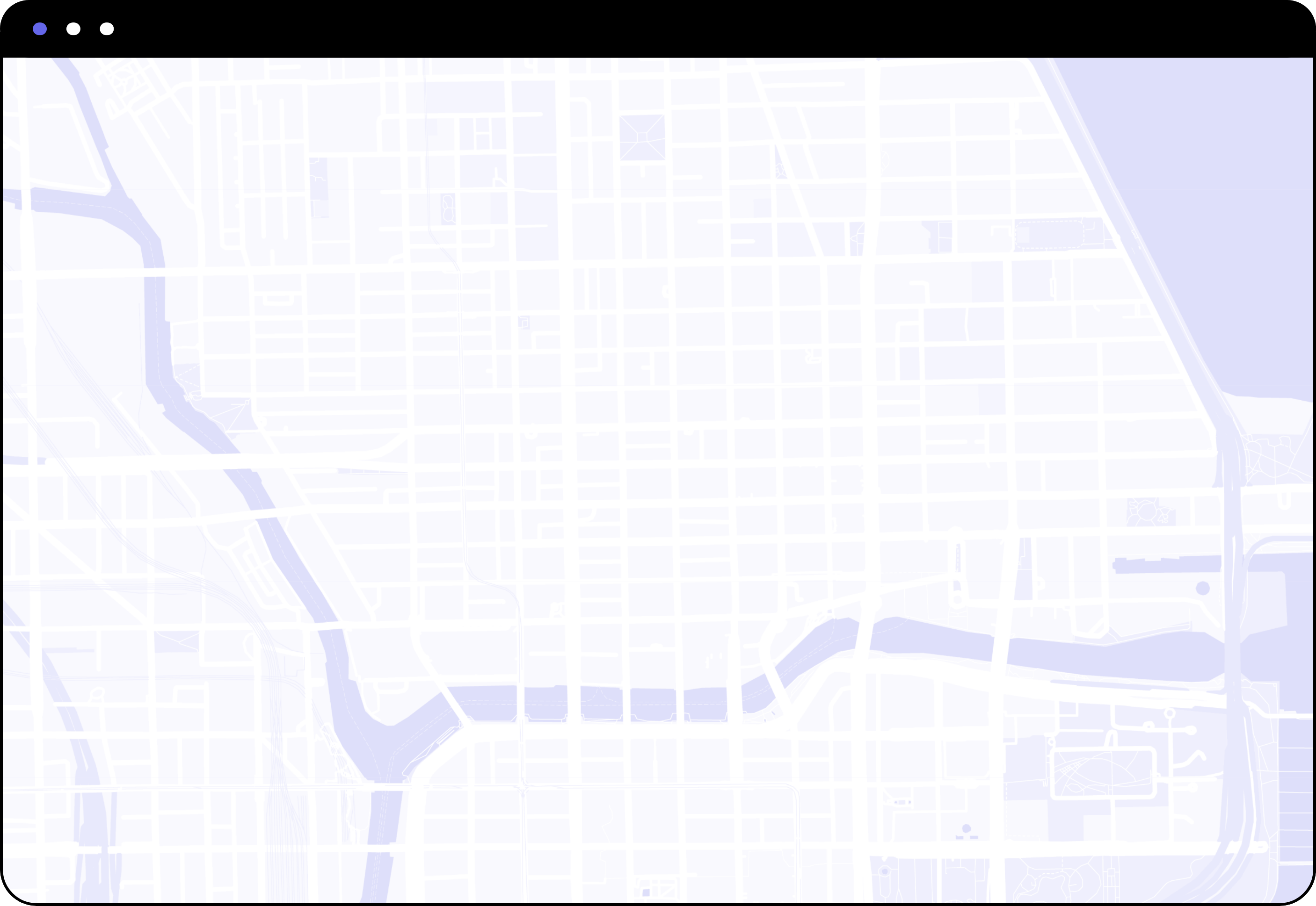 A real estate market survey map