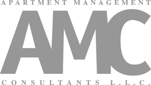 AMC logo in gray.