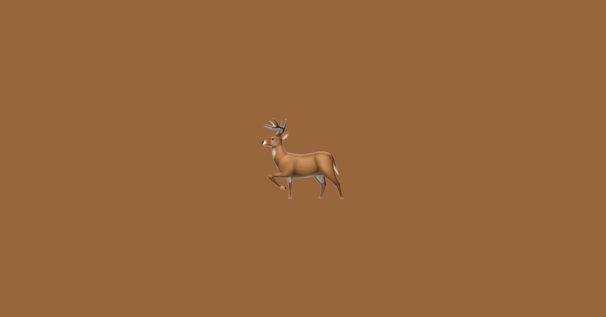 Deer emoji