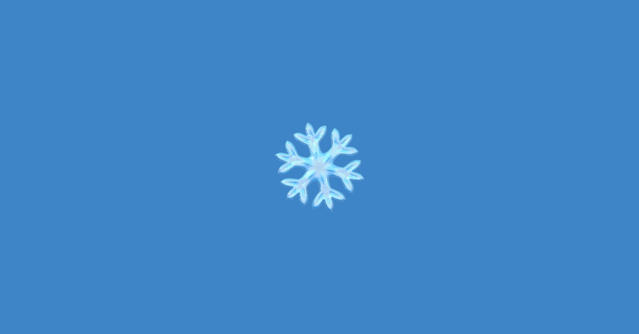 Snowflake emoji