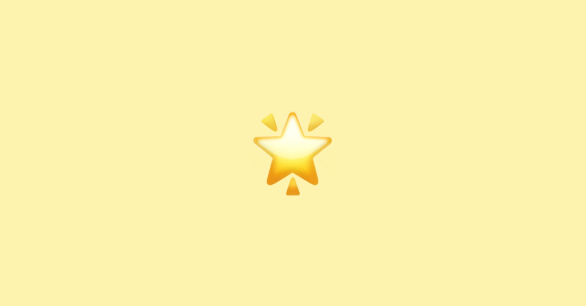 Glowing Star emoji