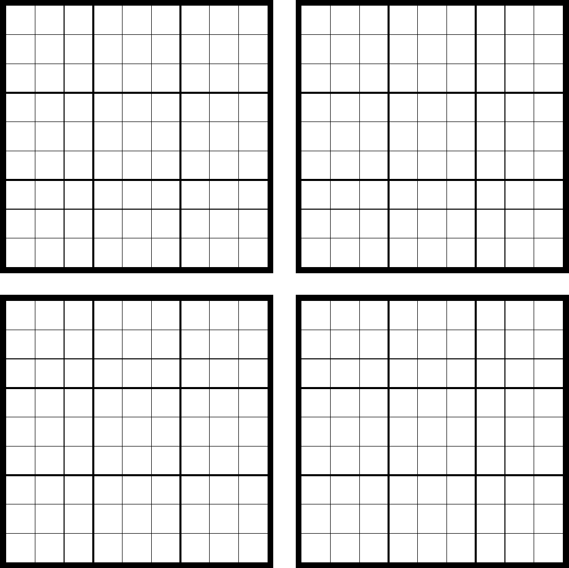 Sudoku Blank - Karan.ald2014