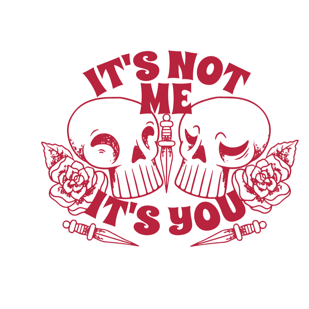 It's you skulls editable t-shirt template