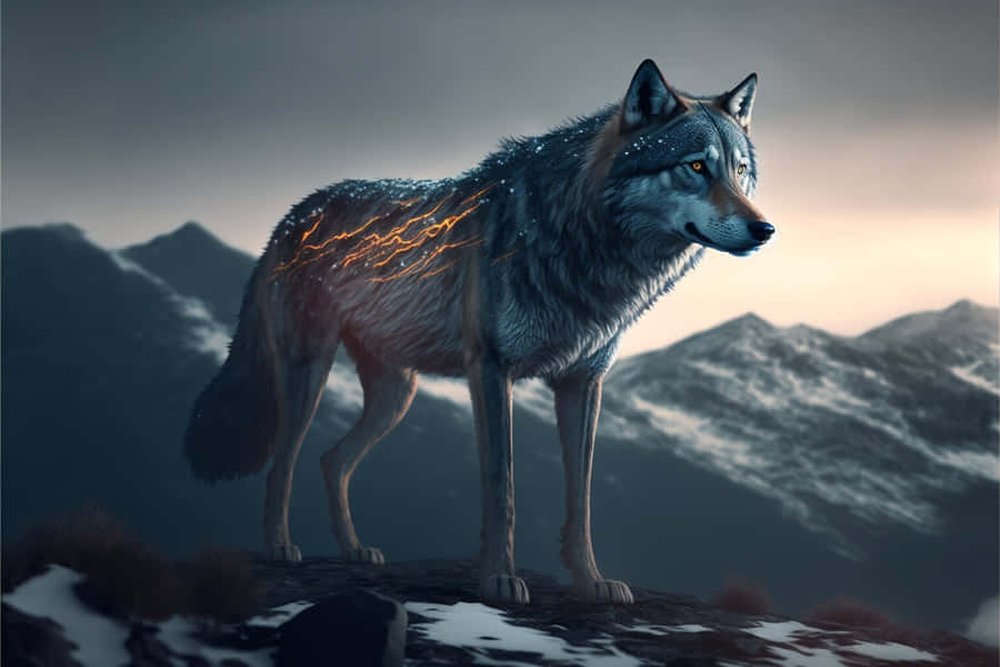 Alpha Wolf Wallpaper