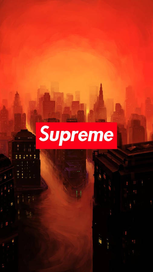 Orange Supreme Wallpaper