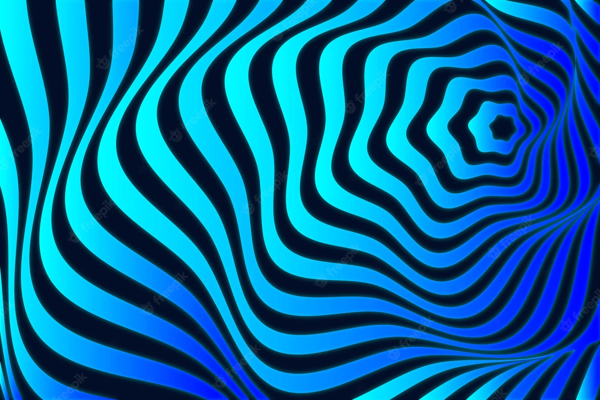 Trippy Blue Wallpaper