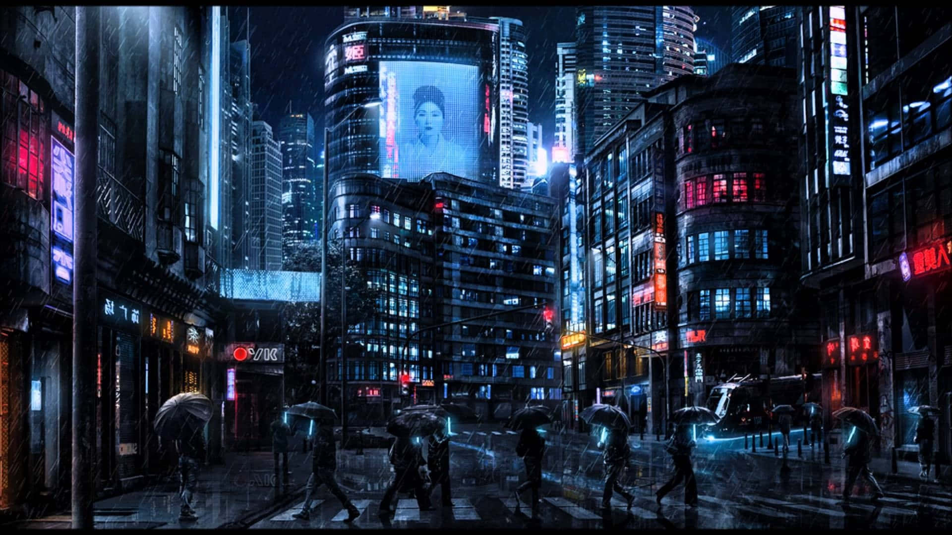 Wallpaper 1920x1080 Dark City