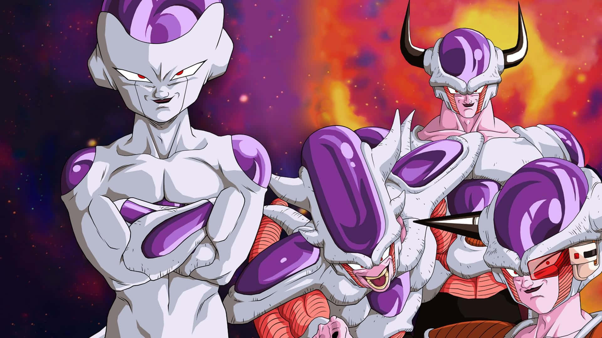 Frieza Various Versions Wallpaper