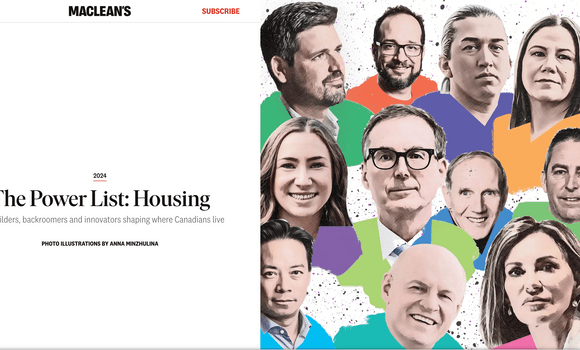 Courtney Cooper as one of the 10 Gamechangers on Maclean’s 2024 Power List: Housing