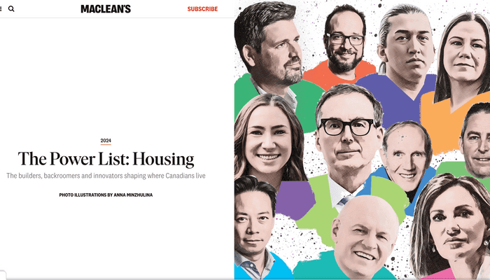 Courtney Cooper as one of the 10 Gamechangers on Maclean’s 2024 Power List: Housing