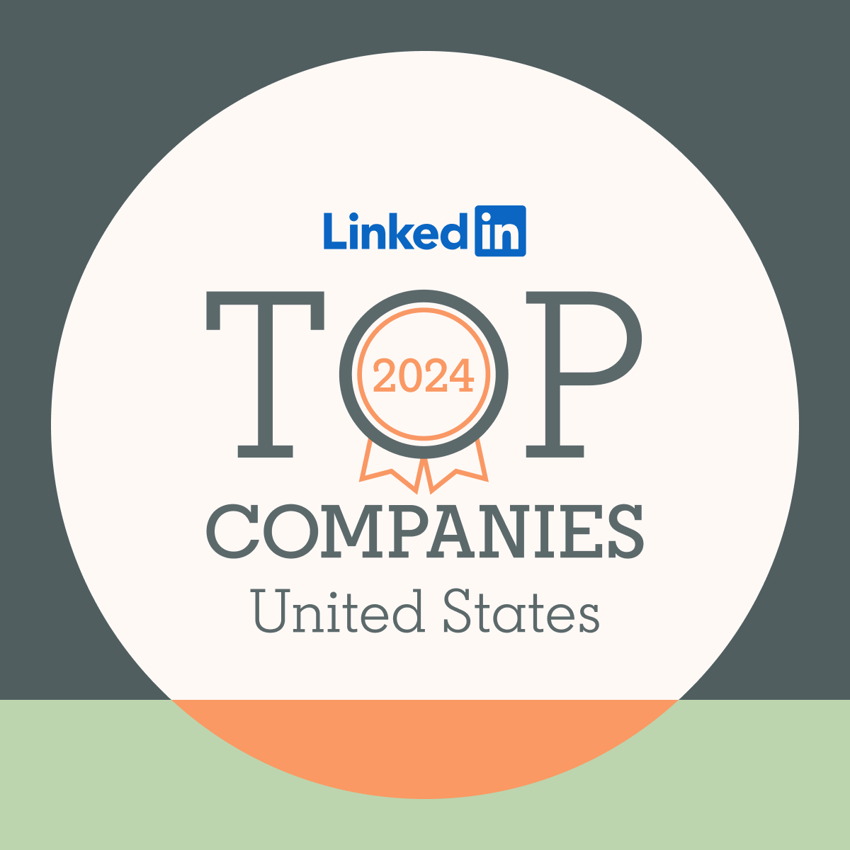 2024 LinkedIn Top Companies United States award