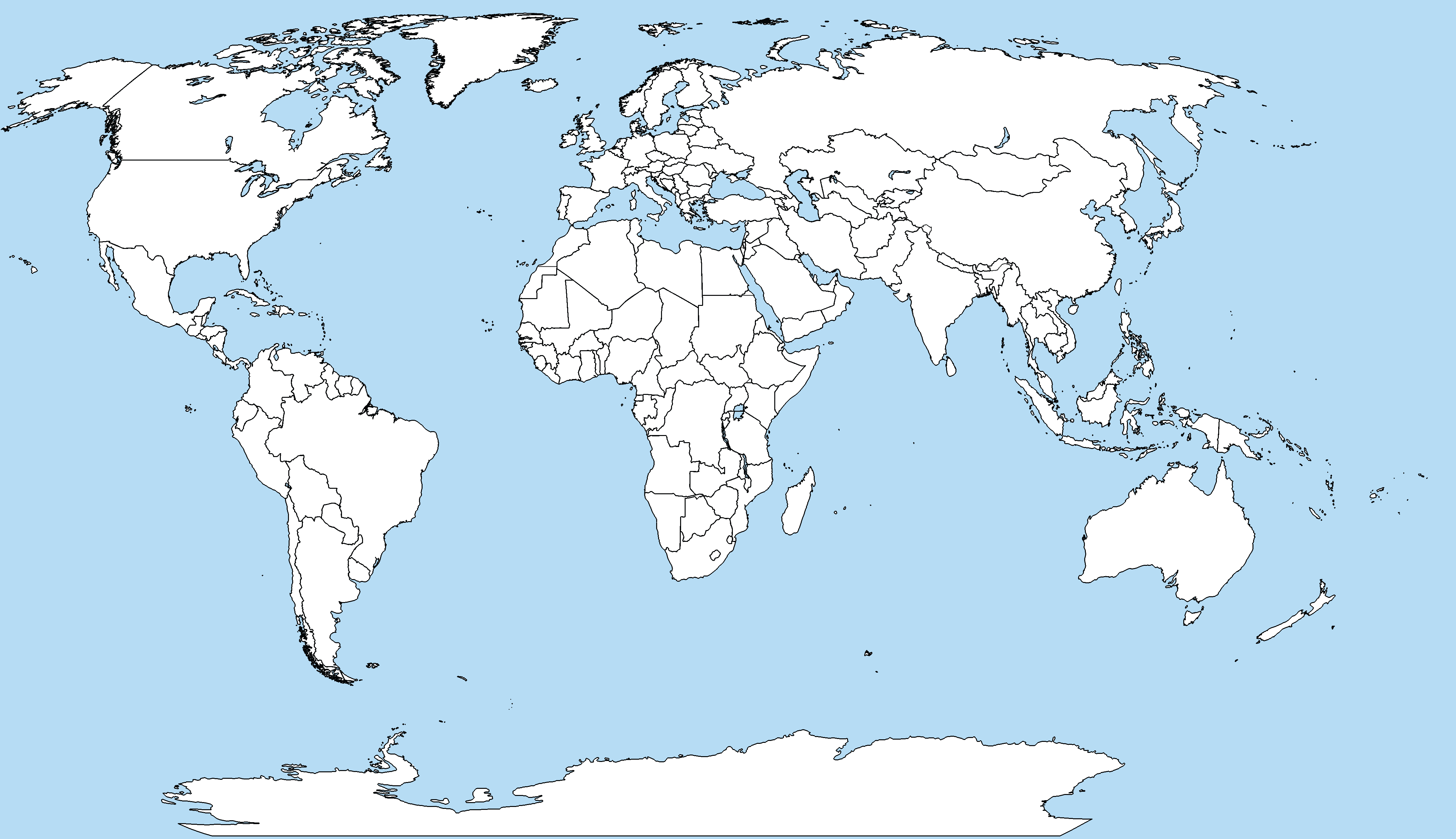 Printable Blank Map