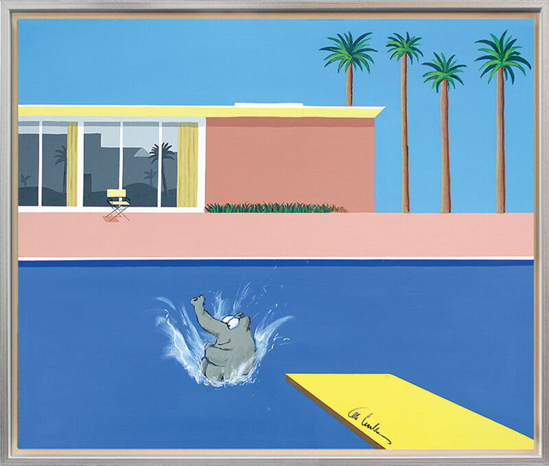 otto-waalkes-big-splash-gerahmt-david-hockney-ottifant