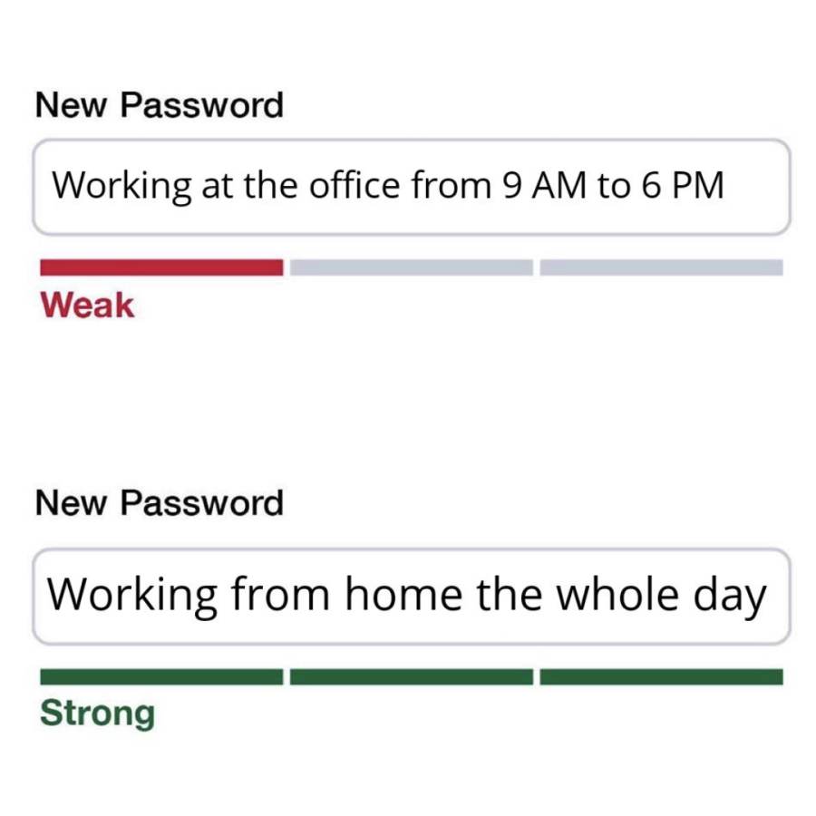 Working from home meme