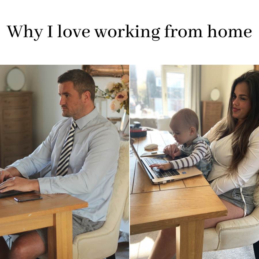 Working from home meme