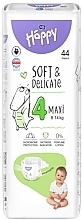 Scutece pentru copii 8-14 kg, mărimea 4 Maxi, 44 buc. Bella Baby Happy Soft & Delicate