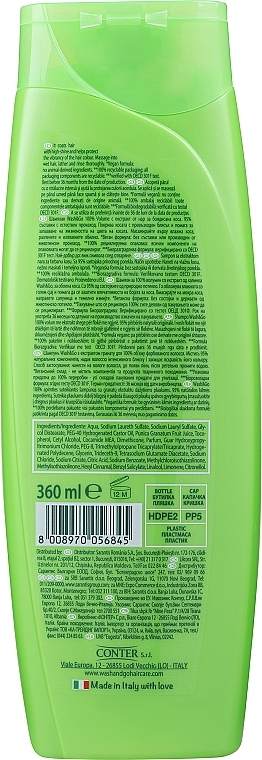 Șampon cu extract de rodie pentru păr vopsit Wash&Go