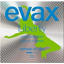 Absorbante "Normal", fără aripi, 12buc Evax Liberty