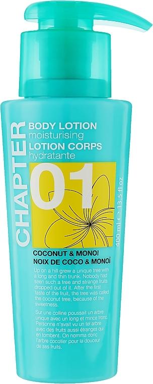 Loțiune de corp "Nucă de cocos și monoi" Chapter 01 Coconut & Monoi Body Lotion