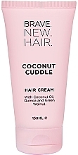 潤いを与える洗い流さないヘアクリーム Brave New Hair Coconut Cuddle Hair Cream	