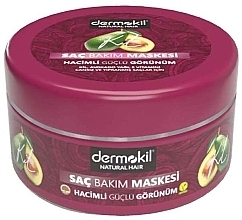 植物性粘土、アボカド、ビタミンEを配合したヘアマスク Dermokil Hair Care Mask