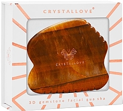 タイガーアイ フェイスマッサージャー Crystallove Contour Gua Sha Limited Edition