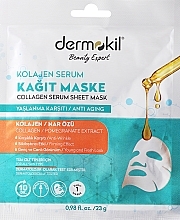 コラーゲン入りシートマスク美容液 Dermokil Clay & Collagen Serum Sheet Mask