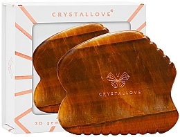 タイガーアイ フェイスマッサージャー Crystallove Contour Gua Sha Limited Edition