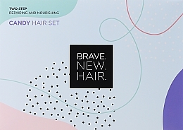 「回復栄養療法」を設定する Brave New Hair Candy Hair Set (ampoules/6x10ml + h/mask/250ml + brush)	