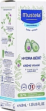 Face Cream Mustela Hydra Bebe Visage