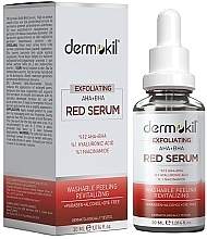 角質除去フェイシャルセラム Dermokil Exfoliating AHA+BHA Red Serum