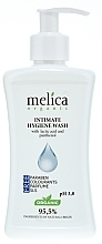 乳酸とパンテノールを配合した親密な衛生製品 Melica Organic Intimate Hygiene Wash