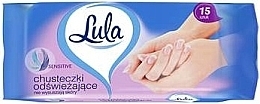 ウェットティッシュ「すっきり」 15枚入 LULA Sensitive Refreshing Wipes