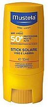 Αντηλιακό στικ Mustela Stick Solare Protezione Molto Alta SPF 50+