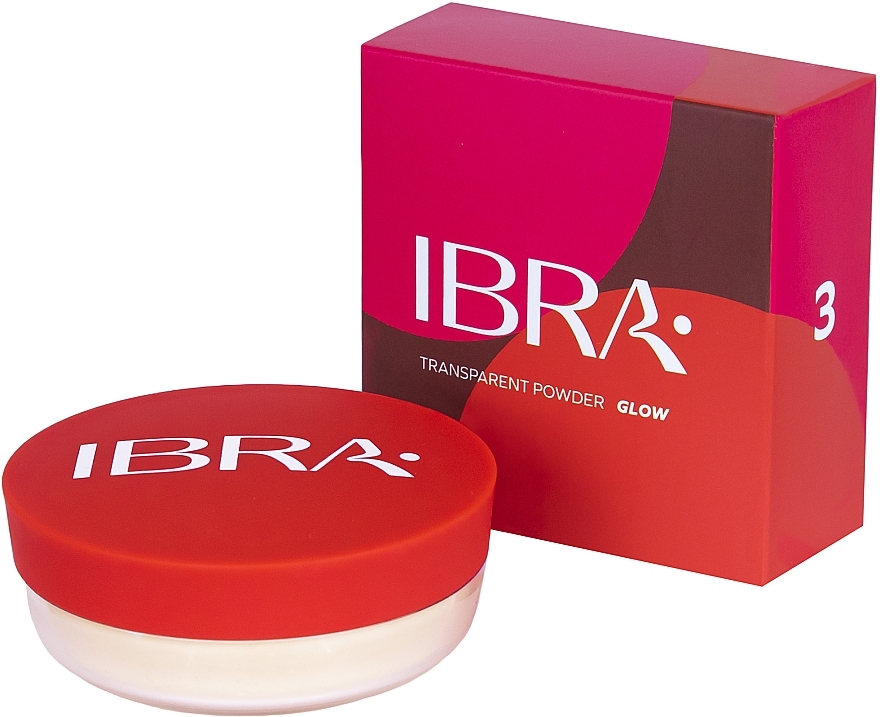 Λευκαντική πούδρα προσώπου - Ibra Glow Transparent Powder (3)