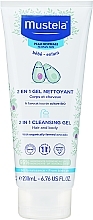 Αφρόλουτρο για μαλλιά και σώμα για μωρά Mustela Bebe 2in1 Hair and Body Wash