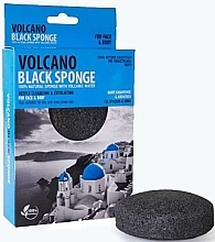 Σφουγγάρι για πλύσιμο konjac, 9,5 cm Santo Volcano Spa Volcano Black Sponge