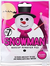 Σφουγγάρι ντεμακιγιάζ W7 Snowman Makeup Remover Pad	