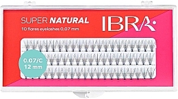 Ibra 10 Flares Eyelash Knot Free Naturals C 0,07 12MM Βλεφαρίδες σε τούφες