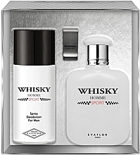 Set (edt/100ml + deo/150ml + money/clip) Evaflor Whisky Sport