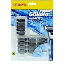 Zamjenski ulošci za brijanje, 17 kom Gillette Mach3 Start