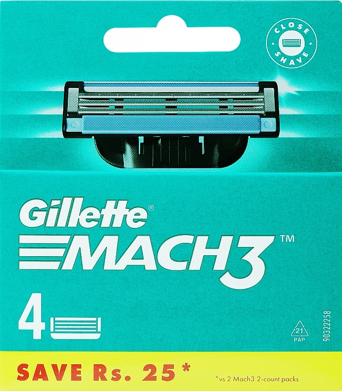 Zamjenske britvice, 4 kom. - Gillette Mach3