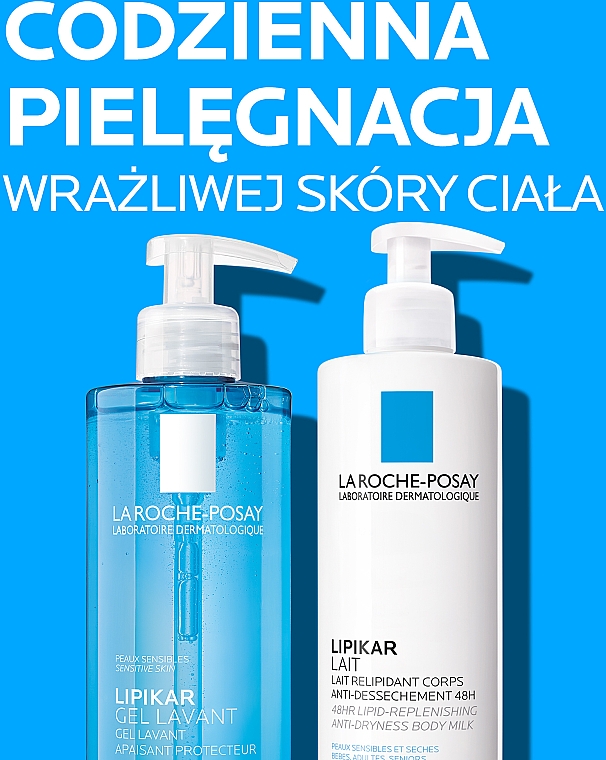 Gel za tuširanje za čišćenje normalne i suhe kože La Roche-Posay Lipikar Gel Lavant