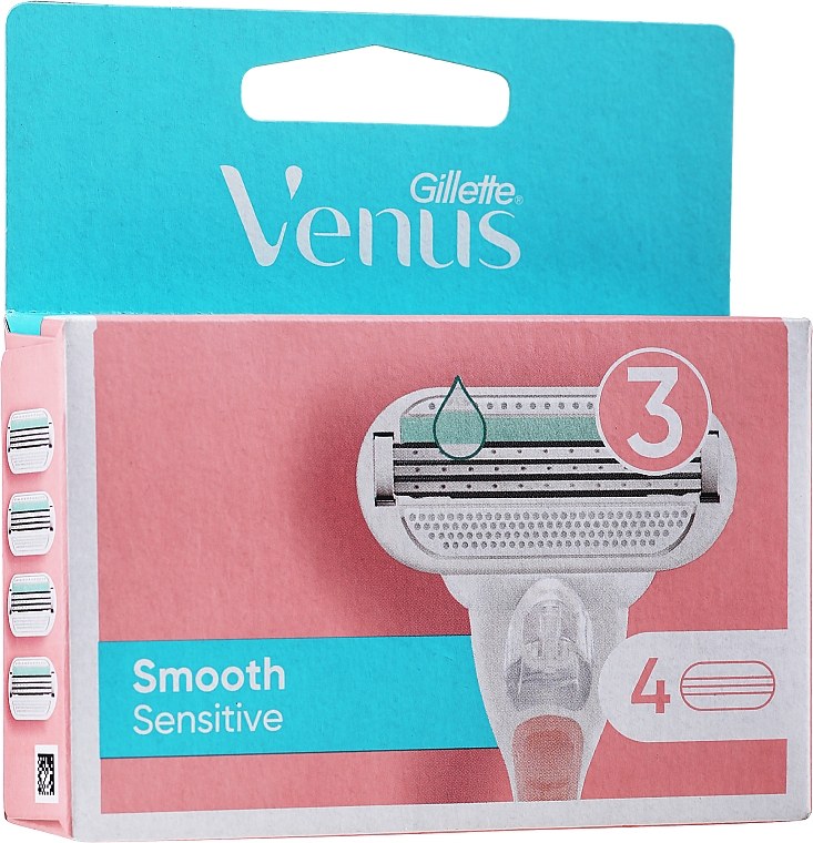 Zamjenske kasete za brijanje, 4 kom. - Gillette Venus Smooth Sensitive Pink