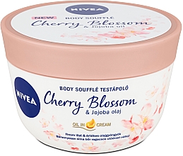 Soufflé za tijelo s višnjom i uljem jojobe Nivea Body Souffle Cherry Blossom & Jojoba Oil