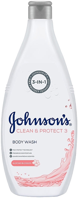 Gel za tuširanje Johnson’s® Clean & Protect 3in1 Almond Blossoms Body Wash