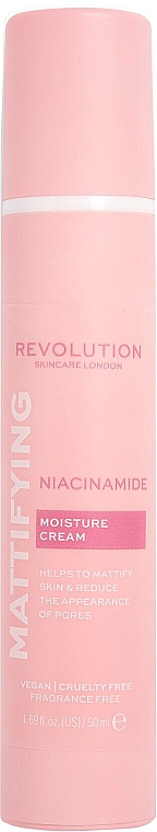 Matirajuća hidratantna krema s niacinamidom - Revolution Skincare Niacinamide Mattifying Moisture Cream