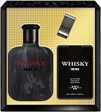 Set (edt/100ml + edt/20ml + money/clip) Evaflor Whisky Black Op