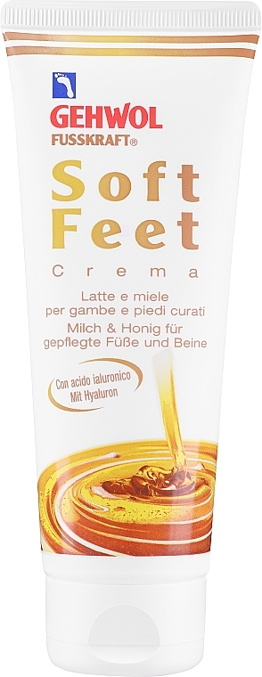 Svilena krema "Mlijeko i med" s hijaluronskom kiselinom - Gehwol Fusskraft Soft-Feet Creme